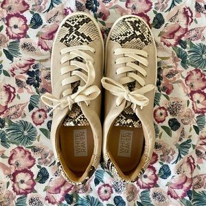 NWOT Vici snake skin sneakers